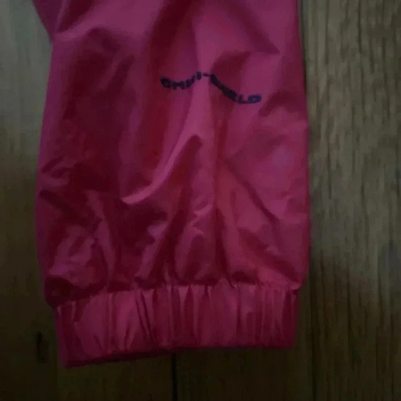 Columbia Rain Jacket Hooded Youth Girls Omni Shield Windbreaker Pink Size L - Picture 3 of 7